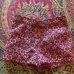 Red and White shorts